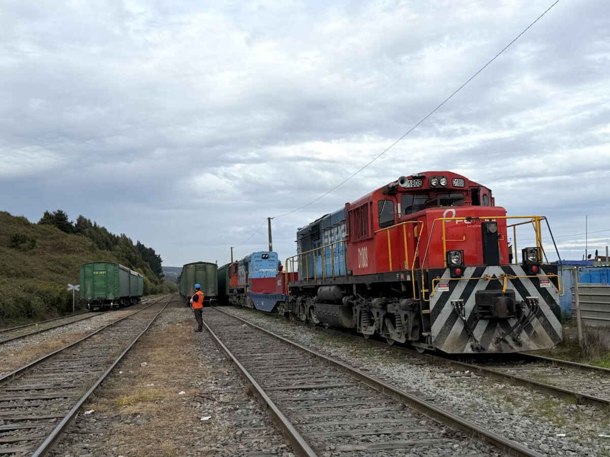 Visita técnica a las instalaciones ferroviarias de Puerto Coronel para evaluar la extensión hacia Lota.