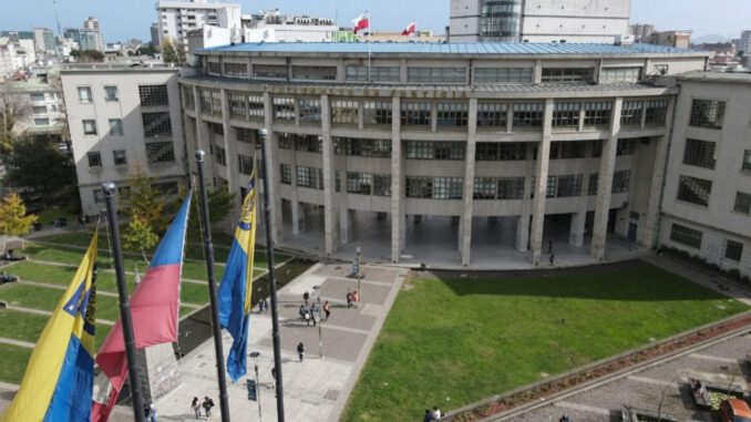 Tribunales de justicia en Concepción donde se ratificó fallo por violencia escolar
