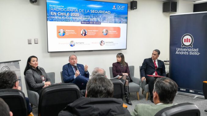Autoridades analizan el informe sobre el aumento de la criminalidad y uso de armas en la Región del Biobío