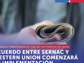 Logotipo y oficinas del Servicio Nacional del Consumidor SERNAC en Chile