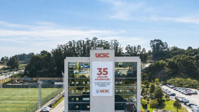 Campus de la Universidad Católica de la Santísima Concepción destacando su desarrollo en investigación y postgrado