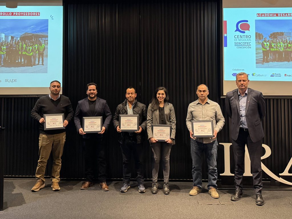 Ceremonia de certificación de la Academia de Desarrollo de Proveedores en la Región del Biobío