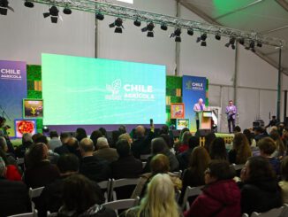 Participantes y expertos reunidos en el Encuentro Chile Agrícola analizando innovaciones para el sector rural.