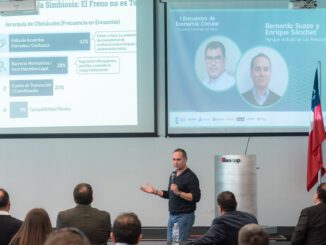 Participantes en el primer Encuentro de Economía Circular de Pescadores Industriales del Biobío en Talcahuano